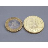 ROYAL MINT TRIAL COINS 2015 £1 AND 1994 £2 TESTING PURPOSES ONLY