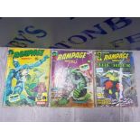 3 VINTAGE MARVEL COMIC MAGAZINES INCLUDES RAMPAGE MONTHLY STARING THE HULK