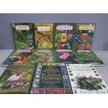 A BOX OF GARDENING BOOKS