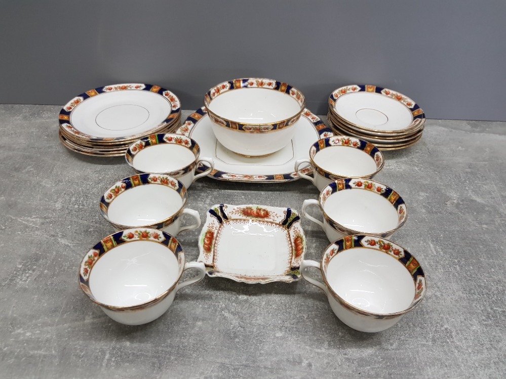 21 PIECE SALISBURY BRADLEY'S PART TEA SERVICE