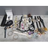 COLLECTION OF VINTAGE WRIST WATCHES INCLUDING CASIO G-SHOCK, POLAR AND CHANEL ETC