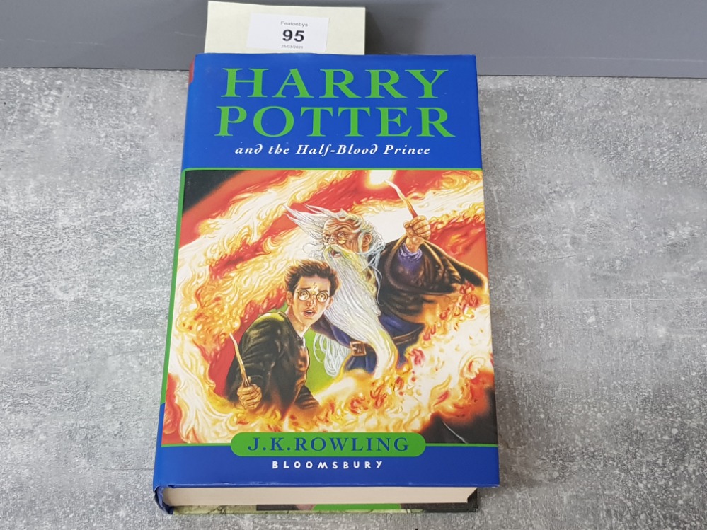 HARRY POTTER AND THE HALF BLOOD PRINCE HARD BACK BOOK FIRST EDITION BY J.K.ROWLING