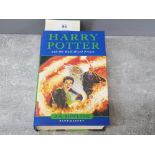 HARRY POTTER AND THE HALF BLOOD PRINCE HARD BACK BOOK FIRST EDITION BY J.K.ROWLING