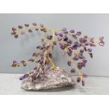 AMETHYST WIRED TREE ON AMETHYST ORE GROUND