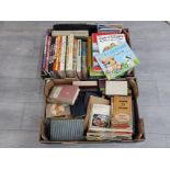 2 BOXES OF MISCELLANEOUS BOOKS