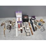 COLLECTION OF VINTAGE WRIST WATCHES INCLUDES GIANNI RICCI, SEIKO AND ROYAL, ALSO TO INCLUDE