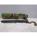 HEAVY HUNTING KNIFE WITH SHEATH