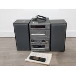 DENON HI- FI AUDIO SYSTEM WITH CD AND TAPE DECK
