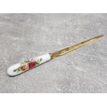 ROYAL ALBERT OLD COUNTRY ROSE'S LETTER OPENER