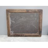 ANTIQUE DOUBLE SIDED CHALKBOARD 25CM BY 20CM