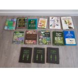 Large collection of hard back books mainly gardening and birds