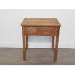 Early 19th century oak childrens school desk