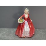 Royal doulton lady figure janet 16 cm high in great condition