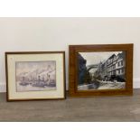 Framed print and framed photo of Newcastle Quayside