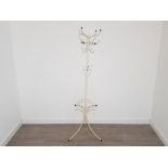 Retro 4 hook metal hat and coat stand