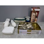 Miscellaneous to include cutlery battery operated cork screw food containers etc