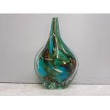 Mdina sidestripe earth sand and sea bottle vase