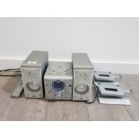 Jwin hi-fi system with cd player and remote