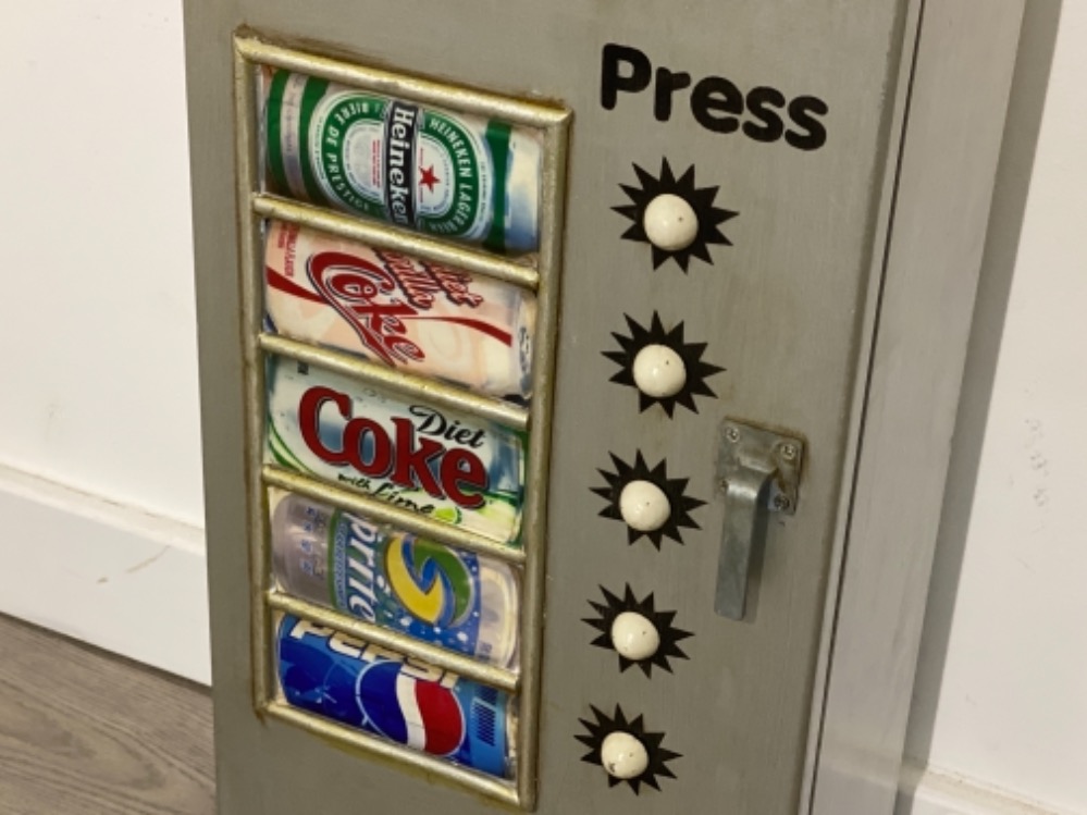 Novelty cd cabinet in the style of a beer matic vending machine, 67cm x 28cm x 17cm - Bild 3 aus 3