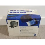 Outdoor security light e -602 unused in box 500 watt