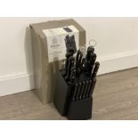 Home of style 16 piece knife block, complete with original box