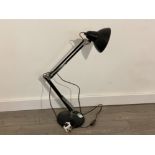 Metal Angle poise lamp in black