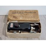 Vintage Greist products rotary button holder