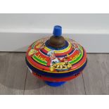 Vintage chad valley humming top sing a song of six pence