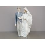 Nao by lladro figure 1110 bride and groom