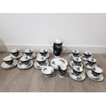 33 piece Royal Albert night and day coffee ware