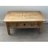 Modern coffee table 90cm x 50cm x 44cms