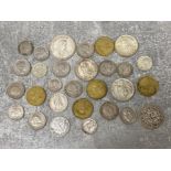 Bag containing a variety of Swiss coinage dates range from 1910 to 1960s