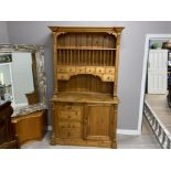 Large pine kitchen dresser 212cm x 56cm