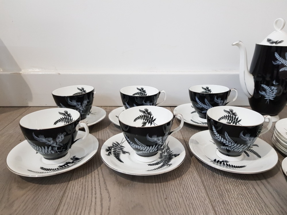 33 piece Royal Albert night and day coffee ware - Image 2 of 5