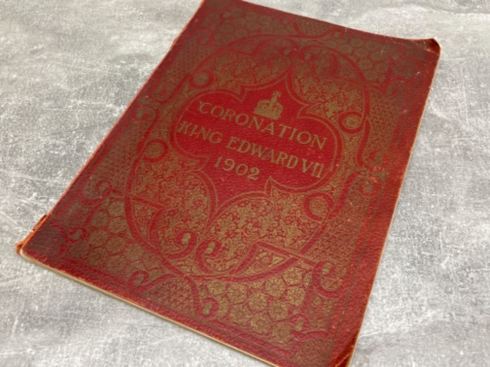 Coronation King Edward VII 1902 book
