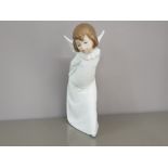 Lladro figure 4960 curious angel