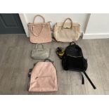 6 mixed ladies bags