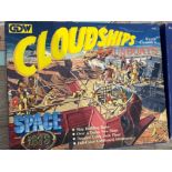 Boxed vintage wargame by Frank Chadwick Cloudships and gunboats, trade mark space 1889, dated 1982