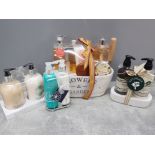 3 hand wash and hand cream sets by Baylis and Harding, Spa, Naturals also includes large Flowers and