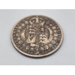 Coin silver victoria half crown 1889