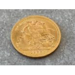 22ct gold 1966 full sovereign coin
