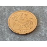 22ct gold 2020 full sovereign coin unc