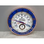 Wall clock in the style of Rolex yacht master II