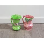 2 mailing lustre pitcher jugs