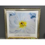 Georgia o’keeffe framed print and 1 other