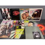 11 vinyls including Blonde, The Shadows, Breakdance and Grease