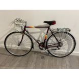 Vintage Peugeot racing bike with Carbolite frame in good condition