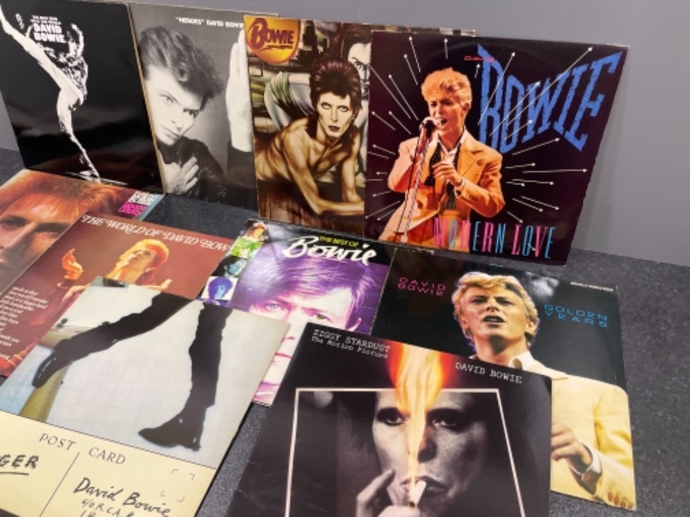 David Bowie vinyls x10 including The man who sold the world, Heroes, Diamond Dogs and The best of - Bild 3 aus 3