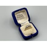 Antique Edwardian “Toi et Moi” 2 stone diamond ring 0.50cts 18ct gold and platinum with original box