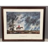 Norman Thelwell limited edition signed print “Taking cover”